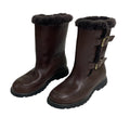 UGG Australia Larkspur Womens 100% Sheepskin Lining Leather Buckle Calf Boots