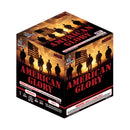 Big Kings Fireworks American Glory 8 Shot 200 Gram Brocade Crown w/ Crackling Stars Cake Box