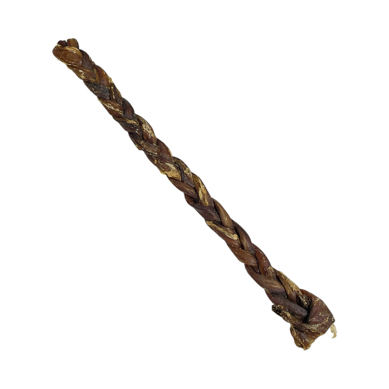 12" Natural Dog Chew Treat Braided Lamb Gullet