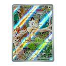 Meowth Pokemon 2025 Phantasmal Flames Illustration Rare IR Card 106/094