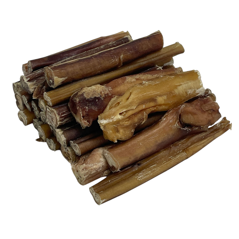 4"-6" Natural Dog Chew Treat Beef Cow Bull Bully Stick 1 lb. Bag