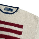 Polo by Ralph Lauren 1998 RL '98 American Flag USA Wool Ivory Sweater