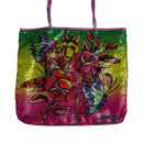 Ed Hardy Christian Audigier Butterfly Flowers Tattoo Sparkling Sequins Tote Bag