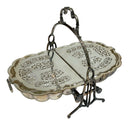 Antique Silver Plate On Copper Made In England Clam Shell Biscuit Muffin Warmer