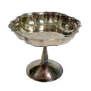 International Silver Co. Chippendale Silver Plate 4.5" Compote Pedestal Candy Dish