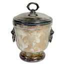 W & S. Blackinton Silver Plated Lion Heads Handles 10.5" Ice Bucket