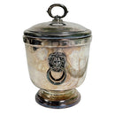 W & S. Blackinton Silver Plated Lion Heads Handles 10.5" Ice Bucket