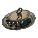 Sheffield Silver Co. Electro Plated Copper EPC Antique Ornate Divided Entree Dish 1651