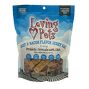 Loving Pets Beef & Bacon Flavor Jerky Bars Probiotic w/ DHAs For Dogs 12 oz Bag