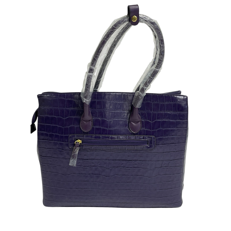 adrienne vittadini business travel backpack Adrienne Vittadini Business Travel Deluxe Crocodile Croc Skin Workbook