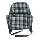 Vera Bradley Kingbird Plaid Black Quilted Small Bag Compact Backpack