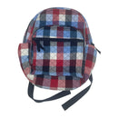 Vera Bradley Patriotic Red White Blue Plaid Quilted Small Bag Compact Backpack