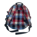 Vera Bradley Patriotic Red White Blue Plaid Quilted Small Bag Compact Backpack