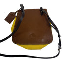 Dooney & Bourke Alto Collection Canvas Leather Crossbody Saddle Bag