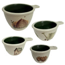 Portfoilio By Pfaltzgraff Naturewood 1/4, 1/3, 1/2 & 1 Measuring Cups Set