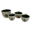 Portfoilio By Pfaltzgraff Naturewood 1/4, 1/3, 1/2 & 1 Measuring Cups Set
