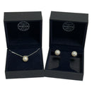 Simply Vera Wang Crystals from Swarovski Pearl Earrings & Necklace Set