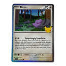 Ditto Pokemon 30th Celebration Anniversary Card 115/128