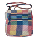 Vera Bradley Triple Zip Hipster Tropics Plaid Crossbody Bag