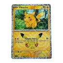 Pikachu Thunder Shock Pokemon 30th Celebration Anniversary Card 23/128 (01/30)