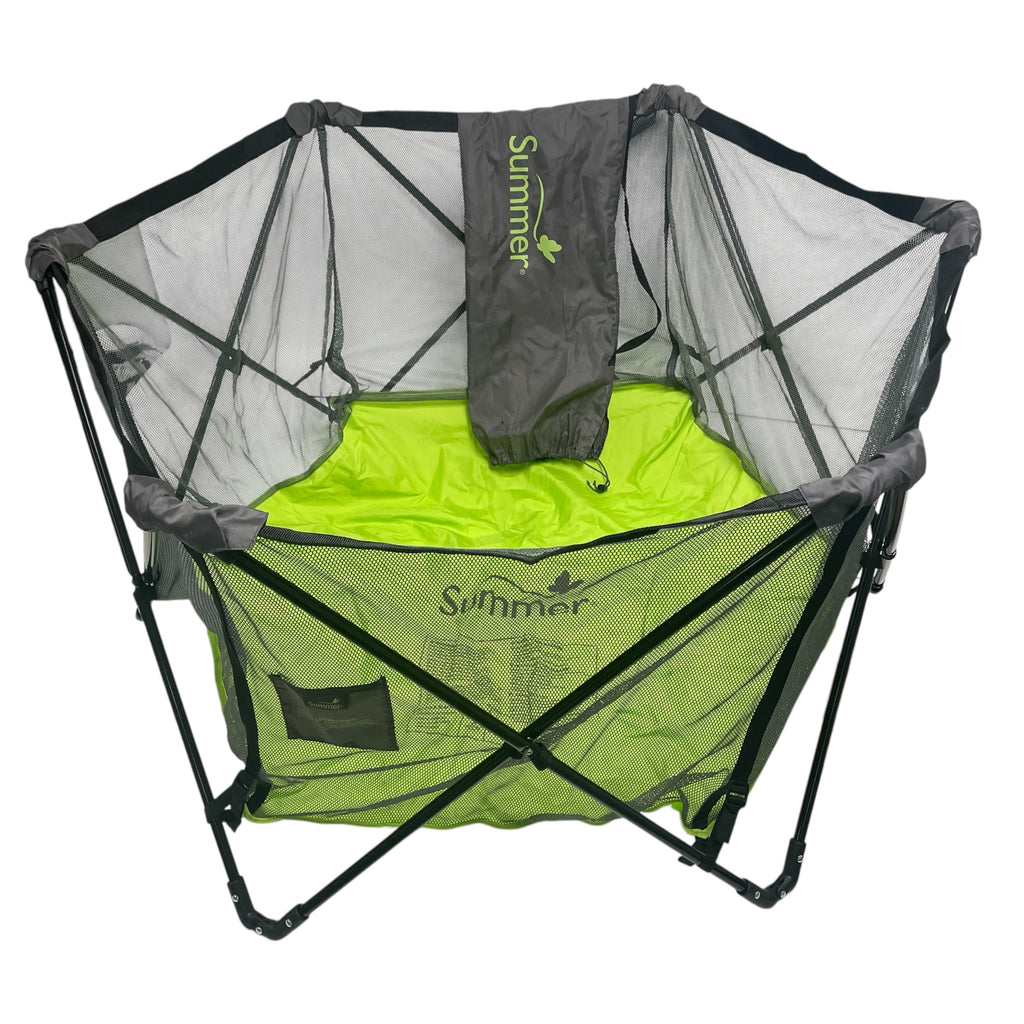 summer infant pop n play yard Summer Infant Pop N Play Green Lightweight Outdoor Portable Playard Pl