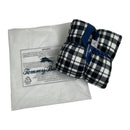 Tommy Bahama Paradise Collection Flannel Plaid Sherpa 50"x70"Blanket