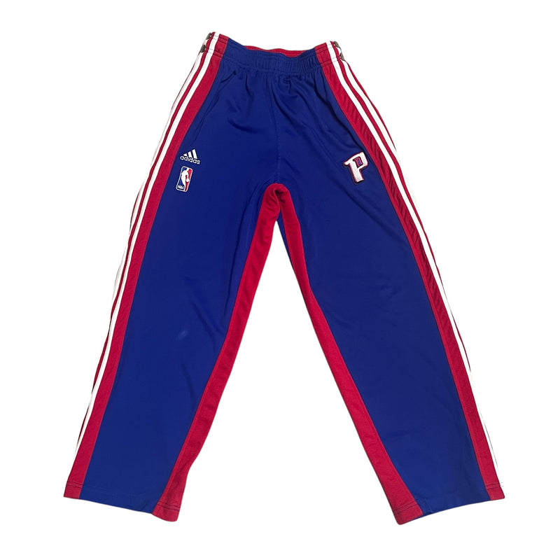 Adidas Detroit Pistons NBA Basketball Youth Climalite Warm Up Breakaway Snap Pants