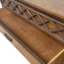 Bassett Furniture Tavern Walnut Brown MCM Full Bed Chest Dresser Bedroom Set