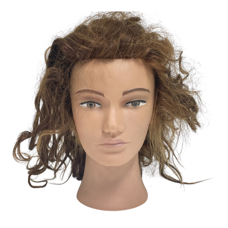 Pivot Point 1989 Erika 100% Human Hair Cosmetology Mannequin Head Prop