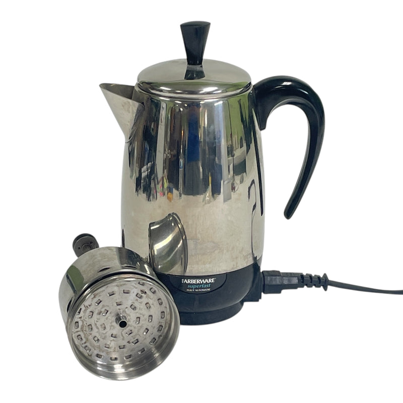 Farberware Superfast Fully Automatic Stainless Steel 8 Cup Electric Percolator Coffee Pot FCP-280