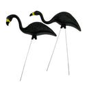 (2) Black Flamingo Halloween 20" Yard Decor Blow Molds