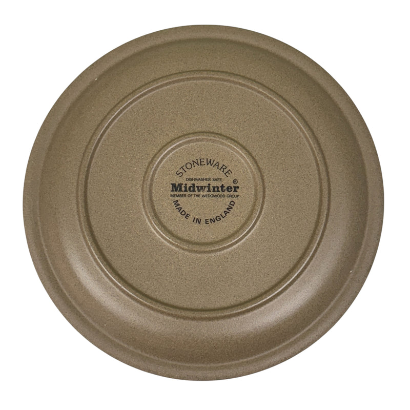 (6) Midwinter Natural Wedgewood Group Stoneware 7" Brown Speckle Bread Dessert Plates
