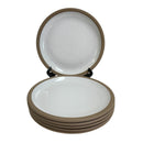 (6) Midwinter Natural Wedgewood Group Stoneware 7" Brown Speckle Bread Dessert Plates