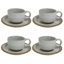 (4) Midwinter Natural Wedgewood Group Stoneware Coffee Mug Tea Cup & Saucer Plates