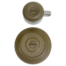 (4) Midwinter Natural Wedgewood Group Stoneware Coffee Mug Tea Cup & Saucer Plates