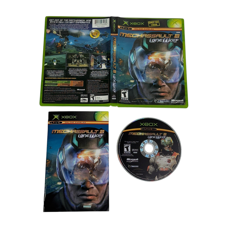 Mechassault 2 Lone Wolf Microsoft Xbox Video Game