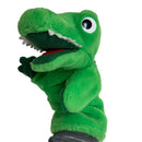LEGO GROUP 1995 Green Alligator Crocodile Plush Hand Puppet