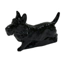 Amethyst Glass Black Scottie Scottish Terrier 6" Dog Figurine