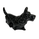 Amethyst Glass Black Scottie Scottish Terrier 6" Dog Figurine
