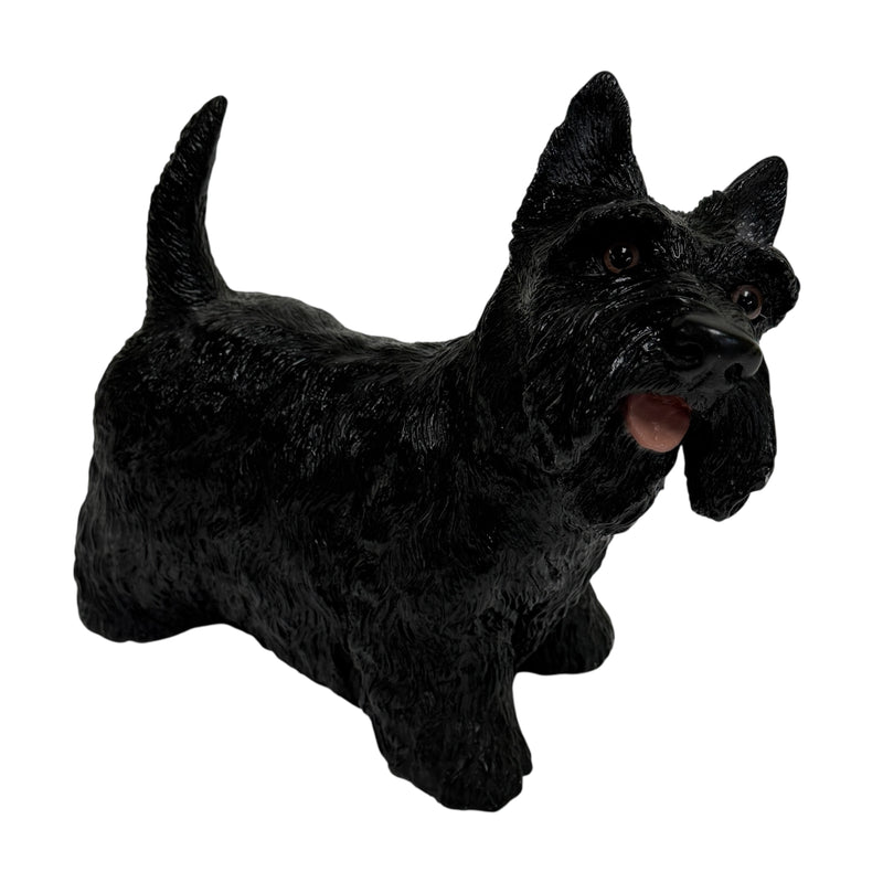 Universal Statuary 1984 Black Scottish Terrier 16" Resin Dog Statue