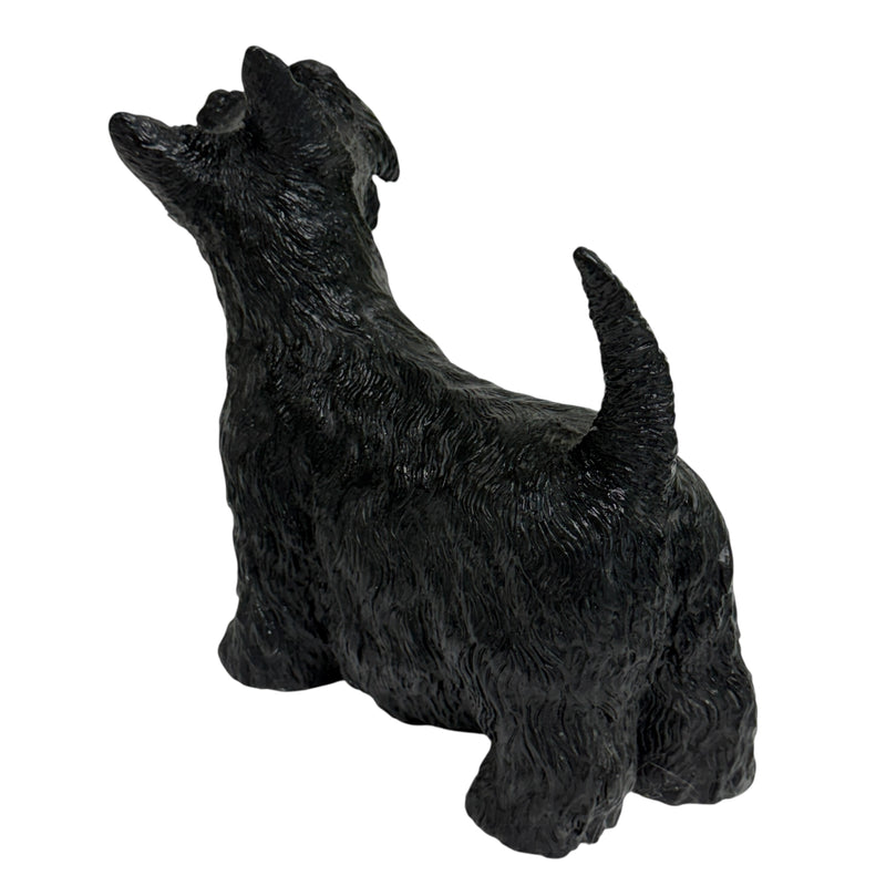Universal Statuary 1984 Black Scottish Terrier 16" Resin Dog Statue