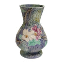 Weller Ware Silvertone 1920s Pottery Art Ceramic Pastel Hand Painted 10.5" Floral Flower Vase