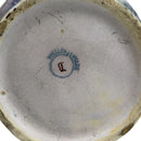 Weller Ware Silvertone 1920s Pottery Art Ceramic Pastel Hand Painted 10.5" Floral Flower Vase