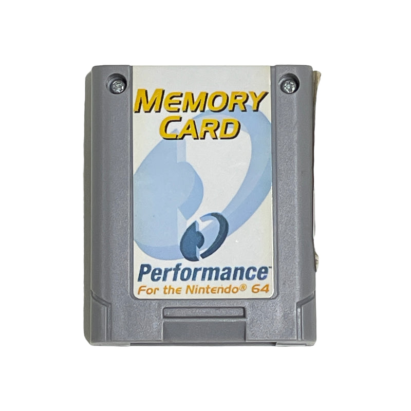 Performance Nintendo N64 Memory Card P-302E