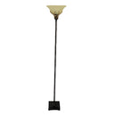 Mossy Oak Deer Antler Torchiere Shade 72" Floor Lamp
