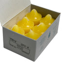 PartyLite Honeysuckle Yellow Scented Votive Candles V0612 - Box of 6