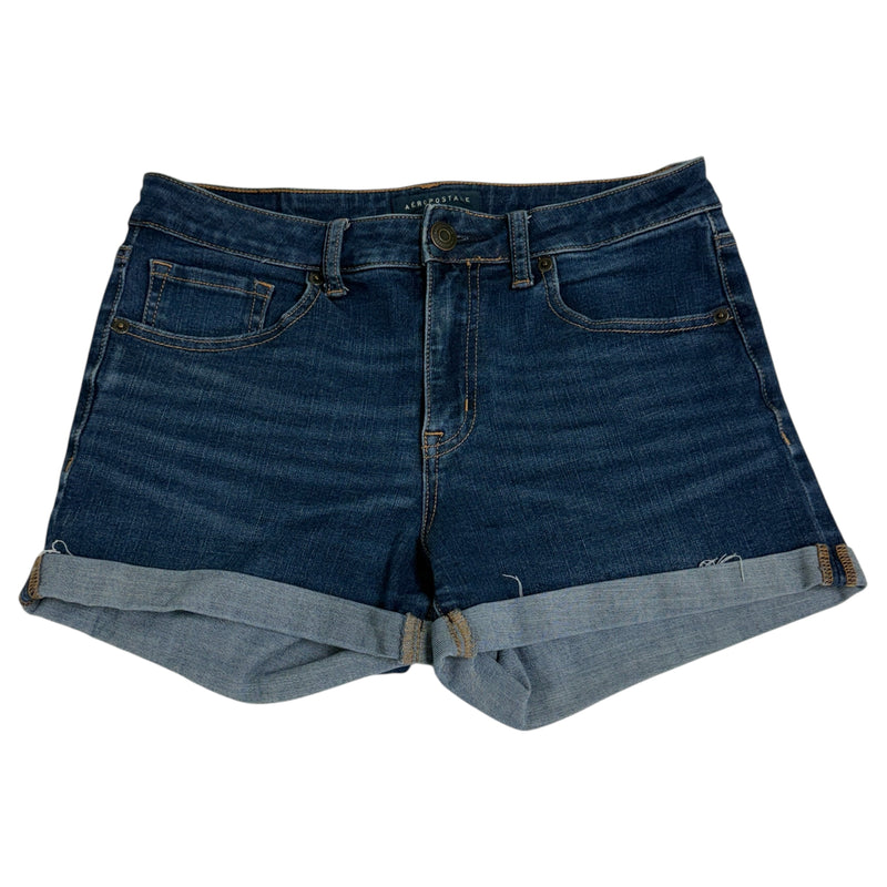 Aeropostale Flex Effects Womens High Waisted Mini Denim Jean Shorts