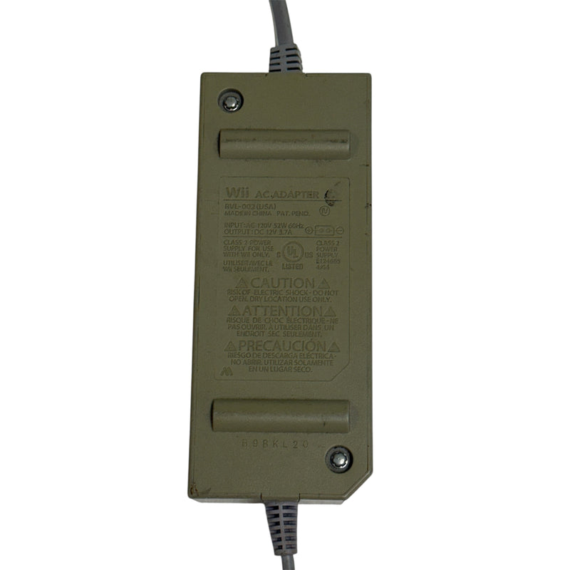 Nintendo Wii Video Game Console Power Supply Cable Cord AC Adapter RVL-002