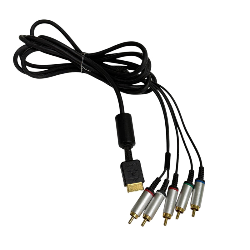 Sony Playstation 2 3 PS2 PS3 Gold Tip Video Game AV Component Cable YPbPr