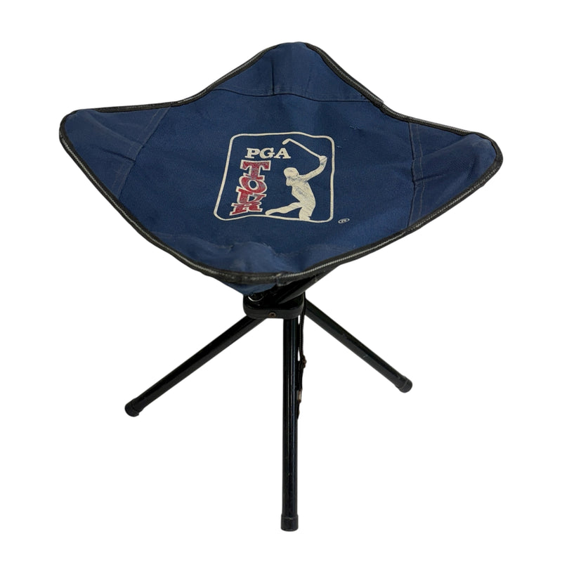 PGA Tour Golf Portable Folding Camping Chair Stool